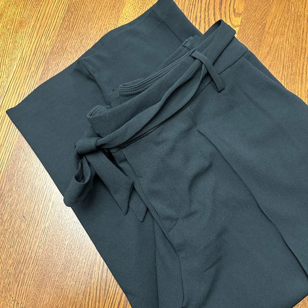 Cato Black Tie Waist Pants